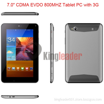 7" CDMA 2000 Evd0800 Dual Core Tablet PC with Dual Camera/WiFi/GPS/Bluetooth and Telephone-V76